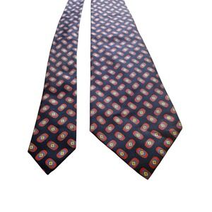 Stefano Ricci Neck Tie Saks Fifth Avenue‎ 100% Silk Blue Geometric Pattern